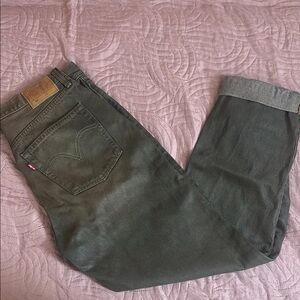 Levi’s 501s, Brown Shimmer cuffed Jeans / Never Worn